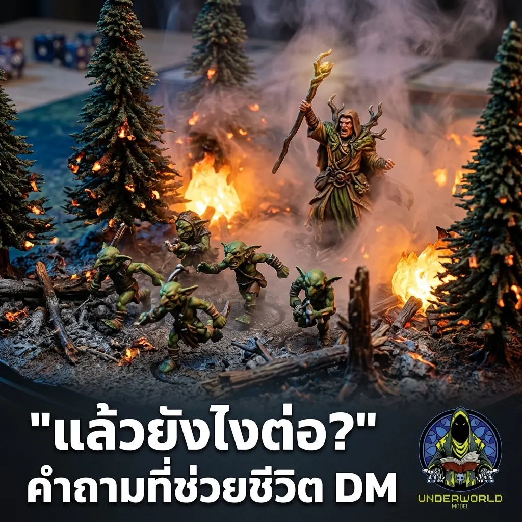 คู่มือ DM: เทคนิคลองถามตัวเองว่า "แล้วยังไงต่อ?"